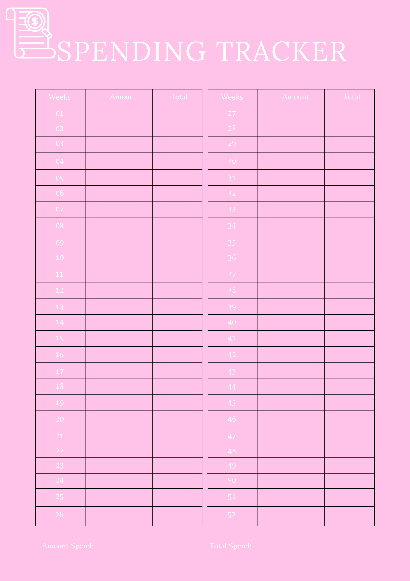 Household Management Planner - GlamDigitalBossCo