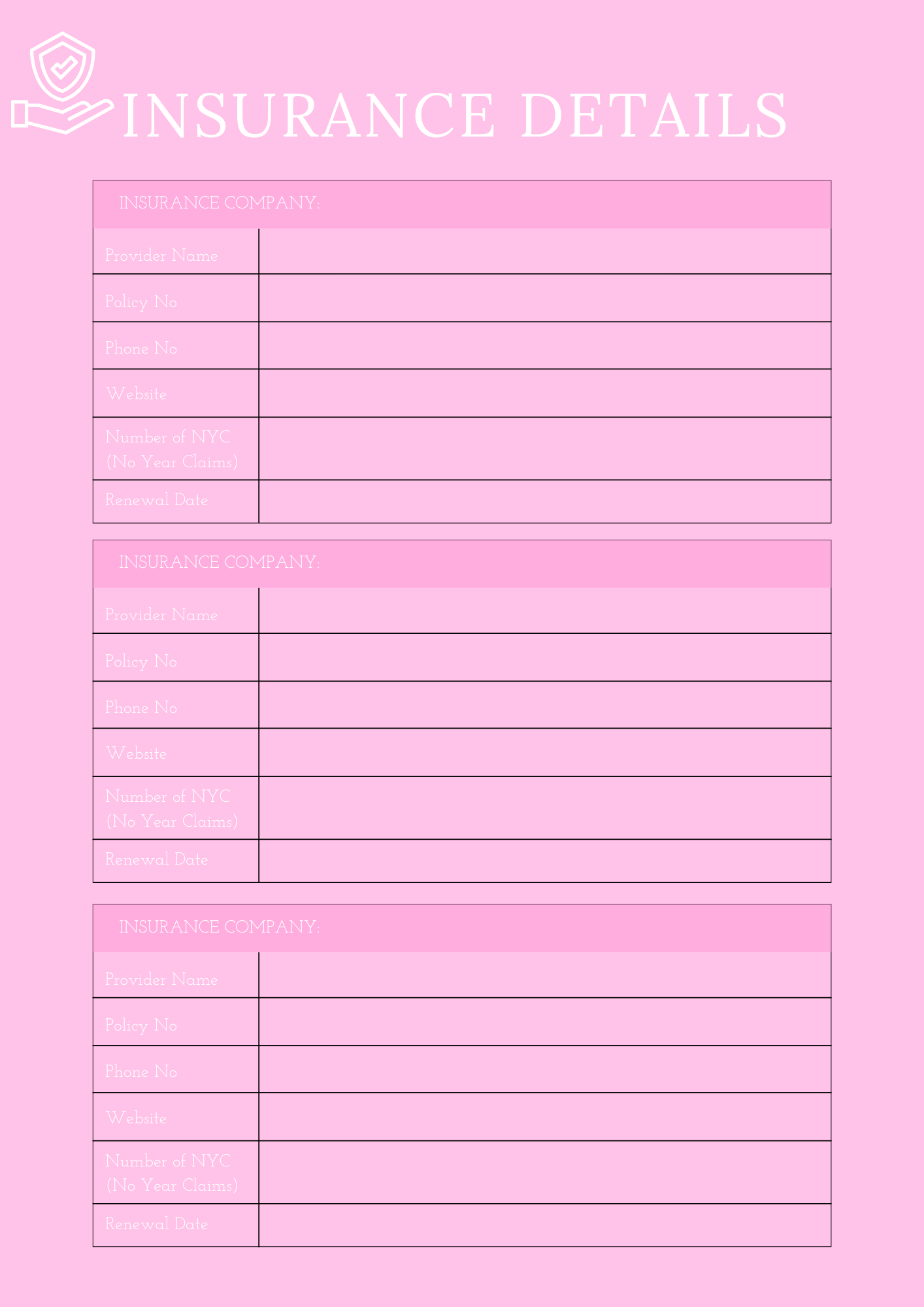Household Management Planner - GlamDigitalBossCo