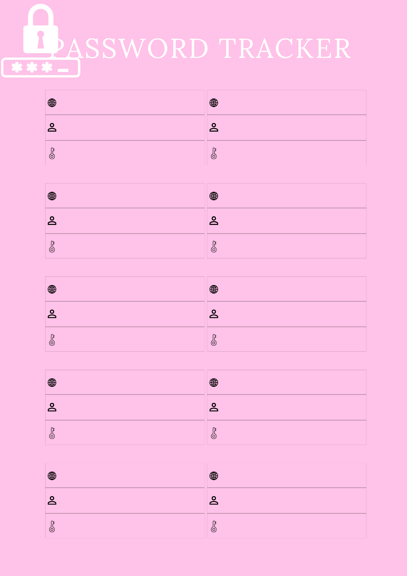 Household Management Planner - GlamDigitalBossCo