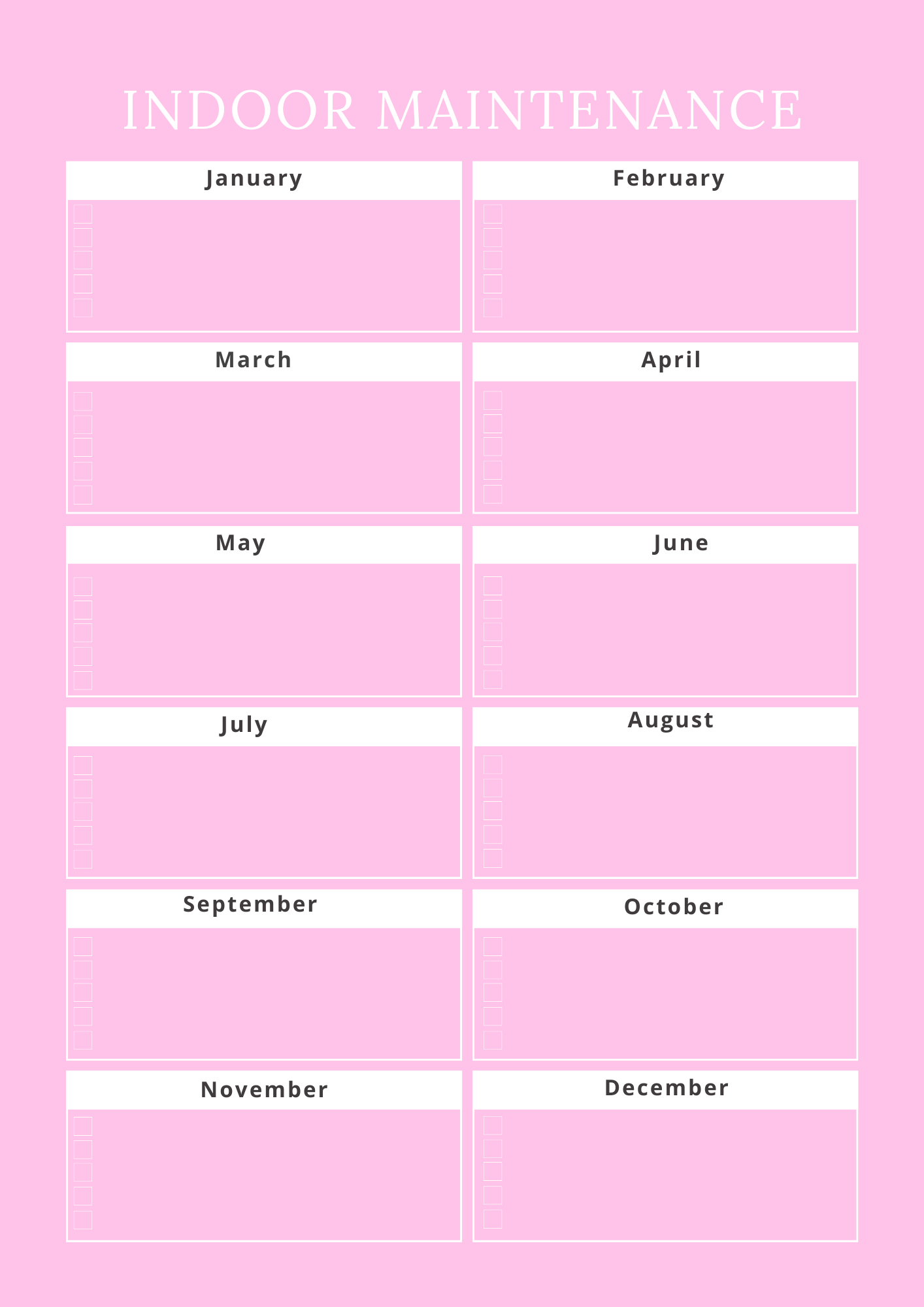 Household Management Planner - GlamDigitalBossCo