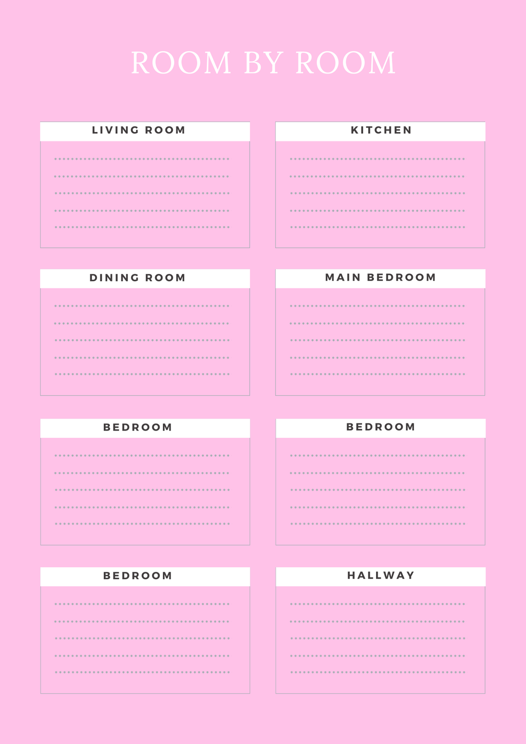 Household Management Planner - GlamDigitalBossCo