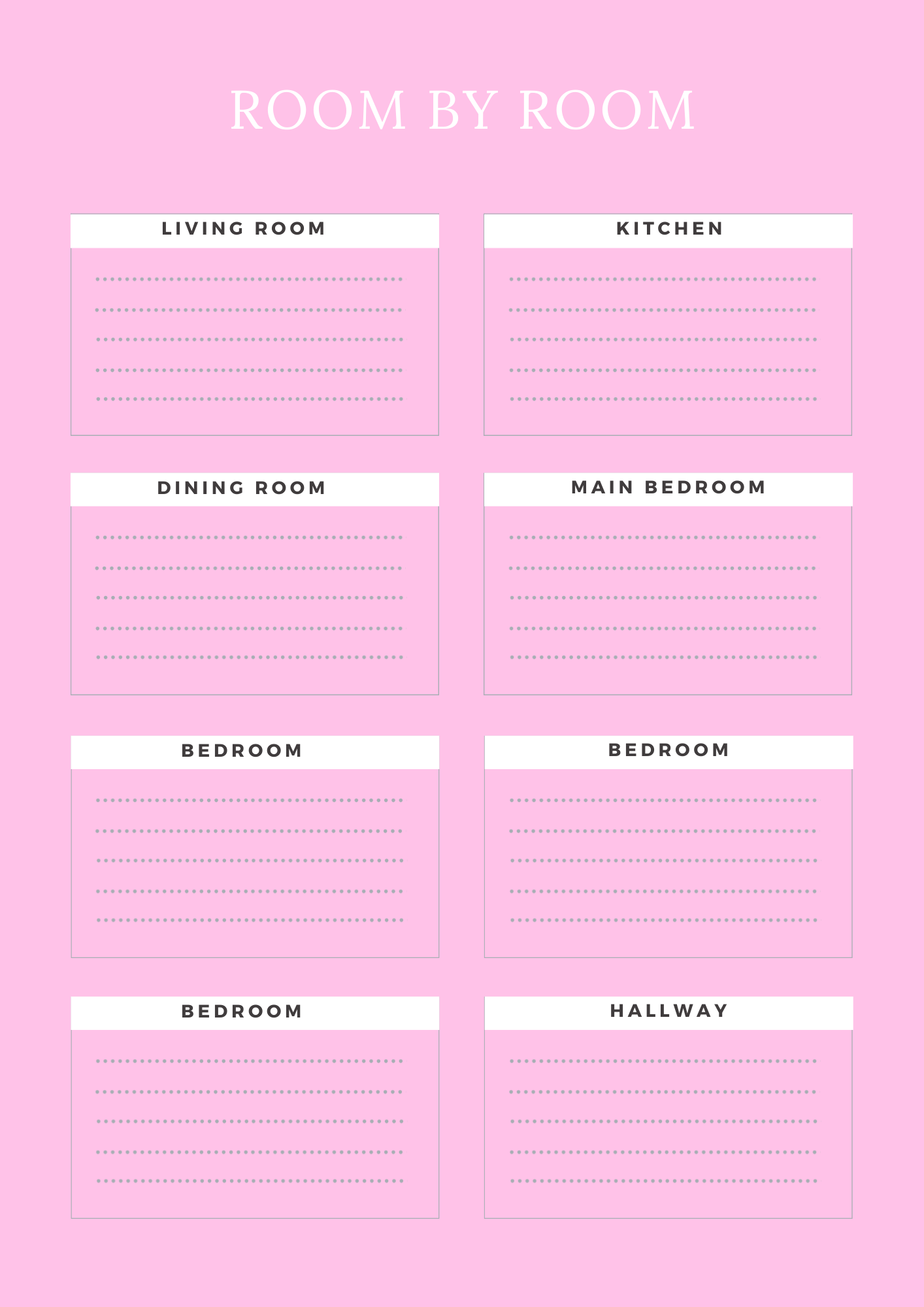 Household Management Planner - GlamDigitalBossCo