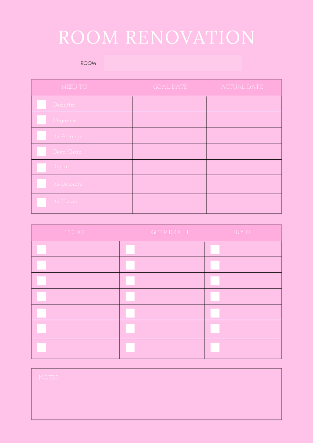 Household Management Planner - GlamDigitalBossCo