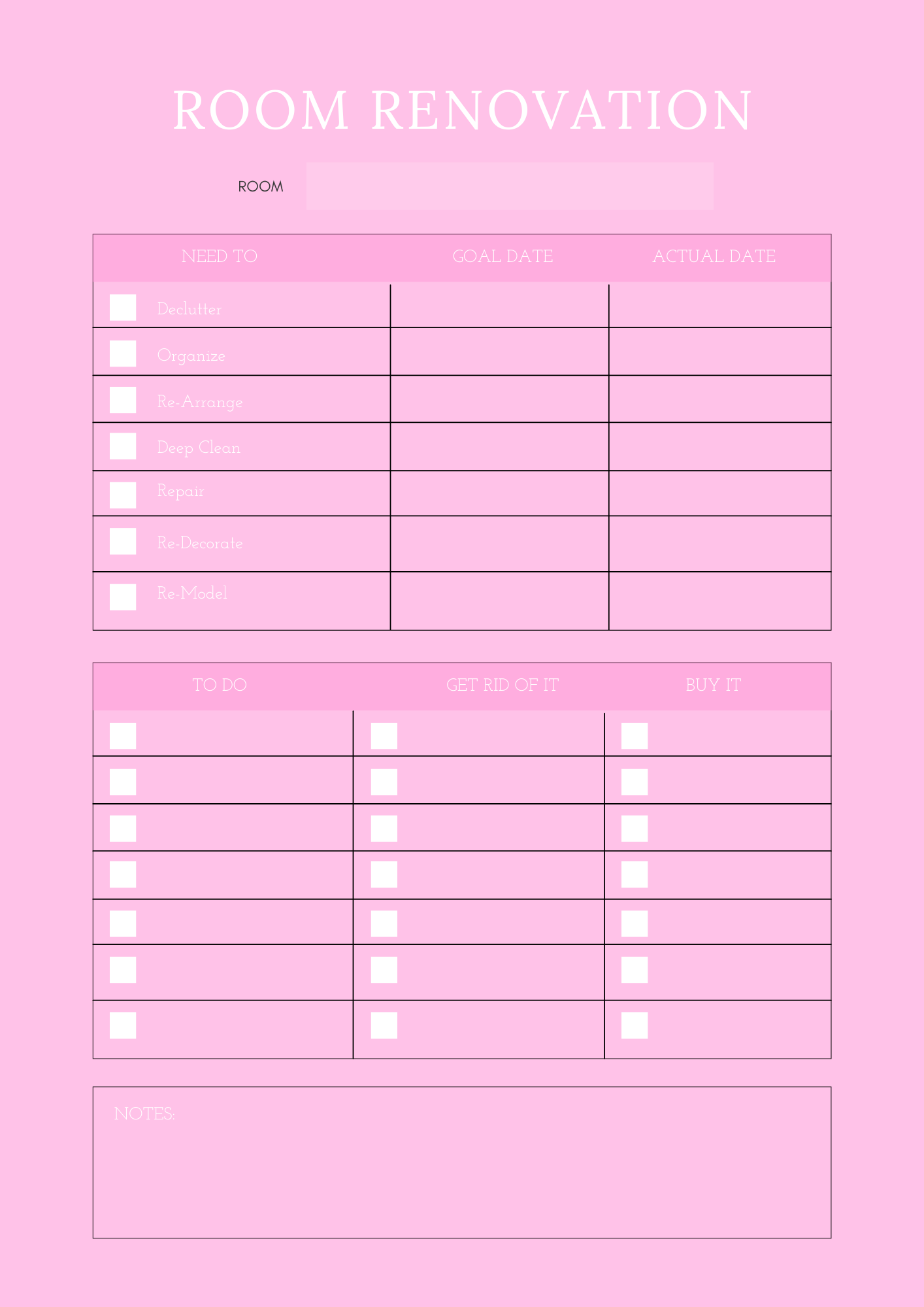 Household Management Planner - GlamDigitalBossCo