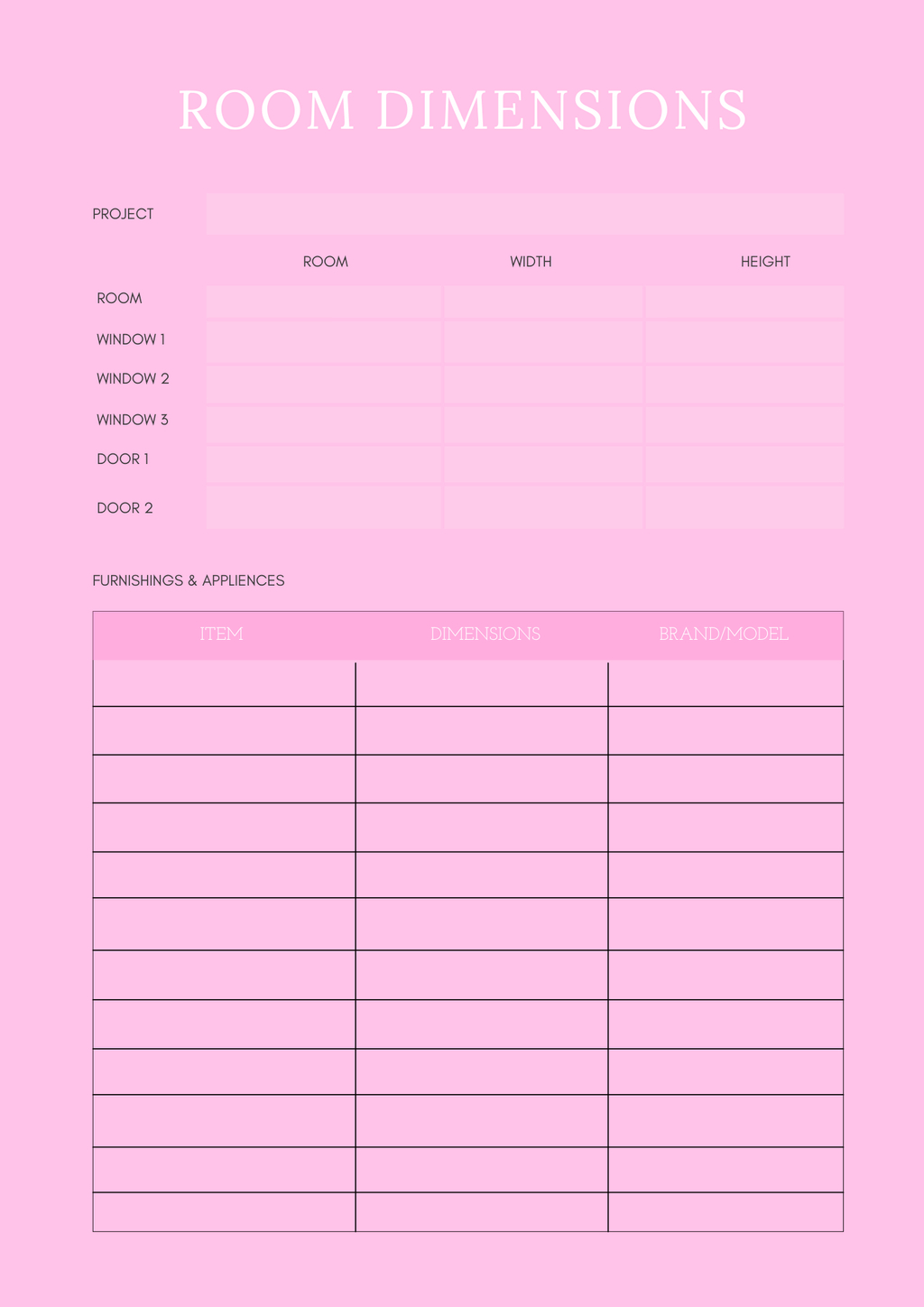 Household Management Planner - GlamDigitalBossCo