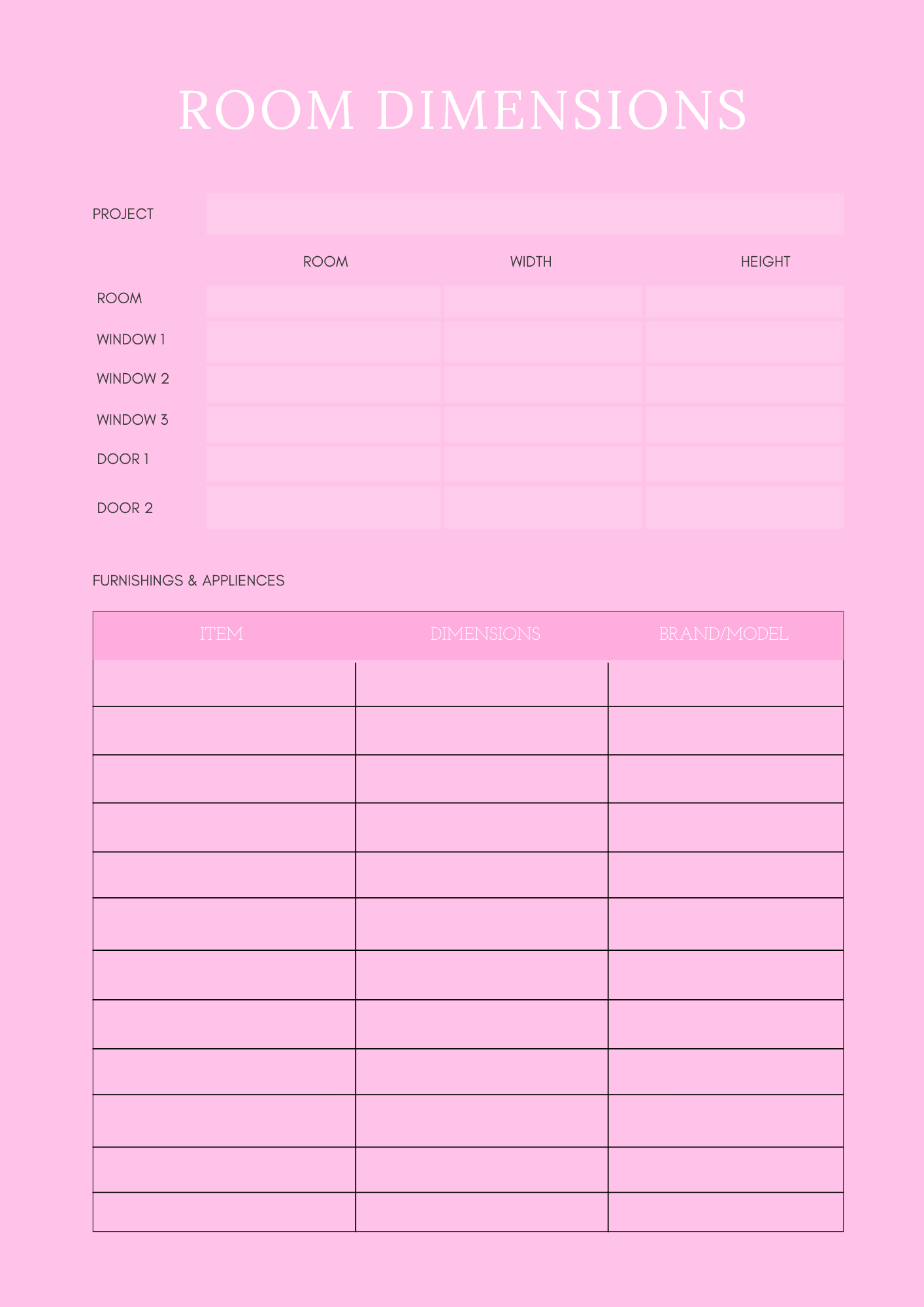 Household Management Planner - GlamDigitalBossCo