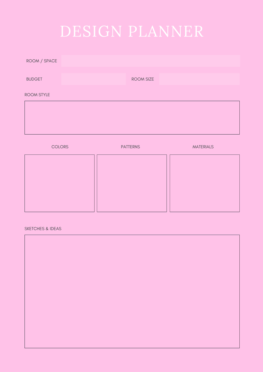 Household Management Planner - GlamDigitalBossCo