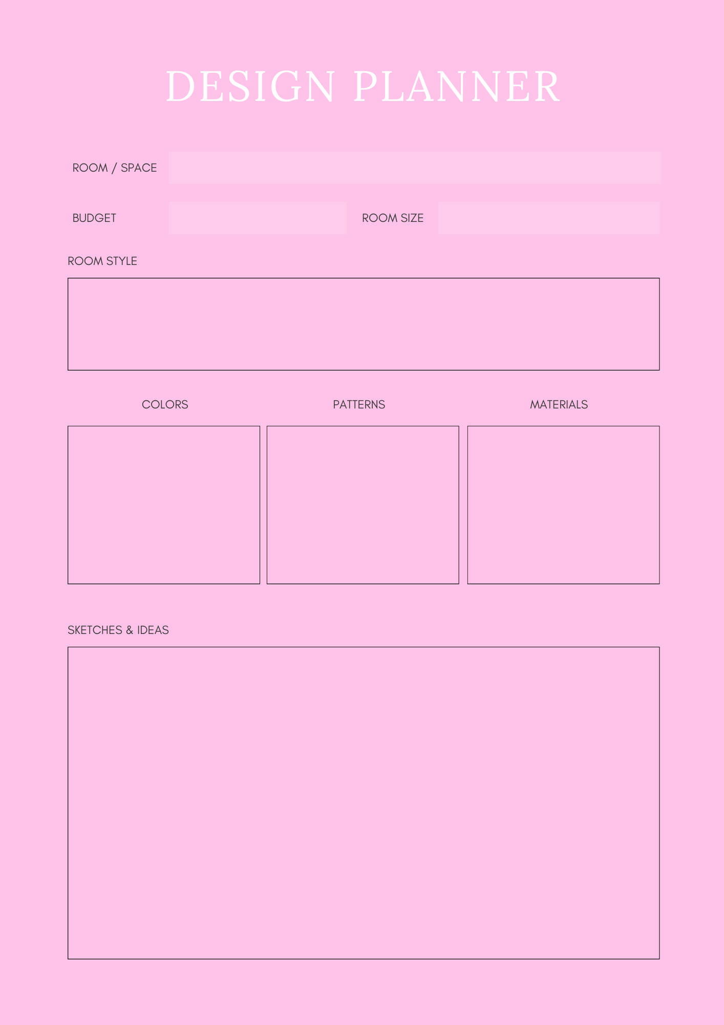 Household Management Planner - GlamDigitalBossCo