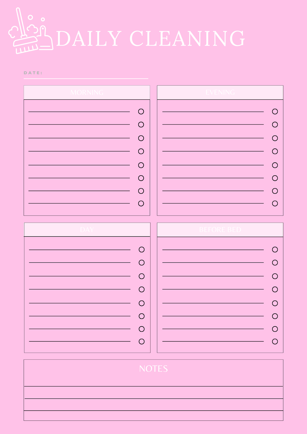 Household Management Planner - GlamDigitalBossCo