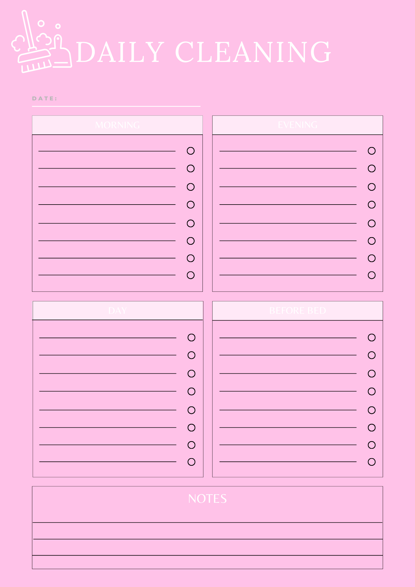 Household Management Planner - GlamDigitalBossCo