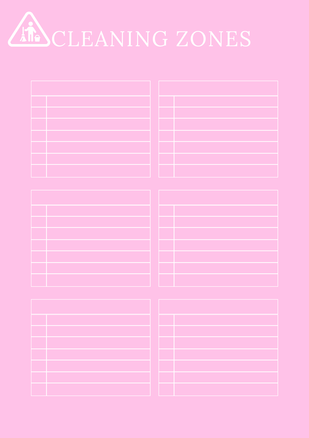 Household Management Planner - GlamDigitalBossCo