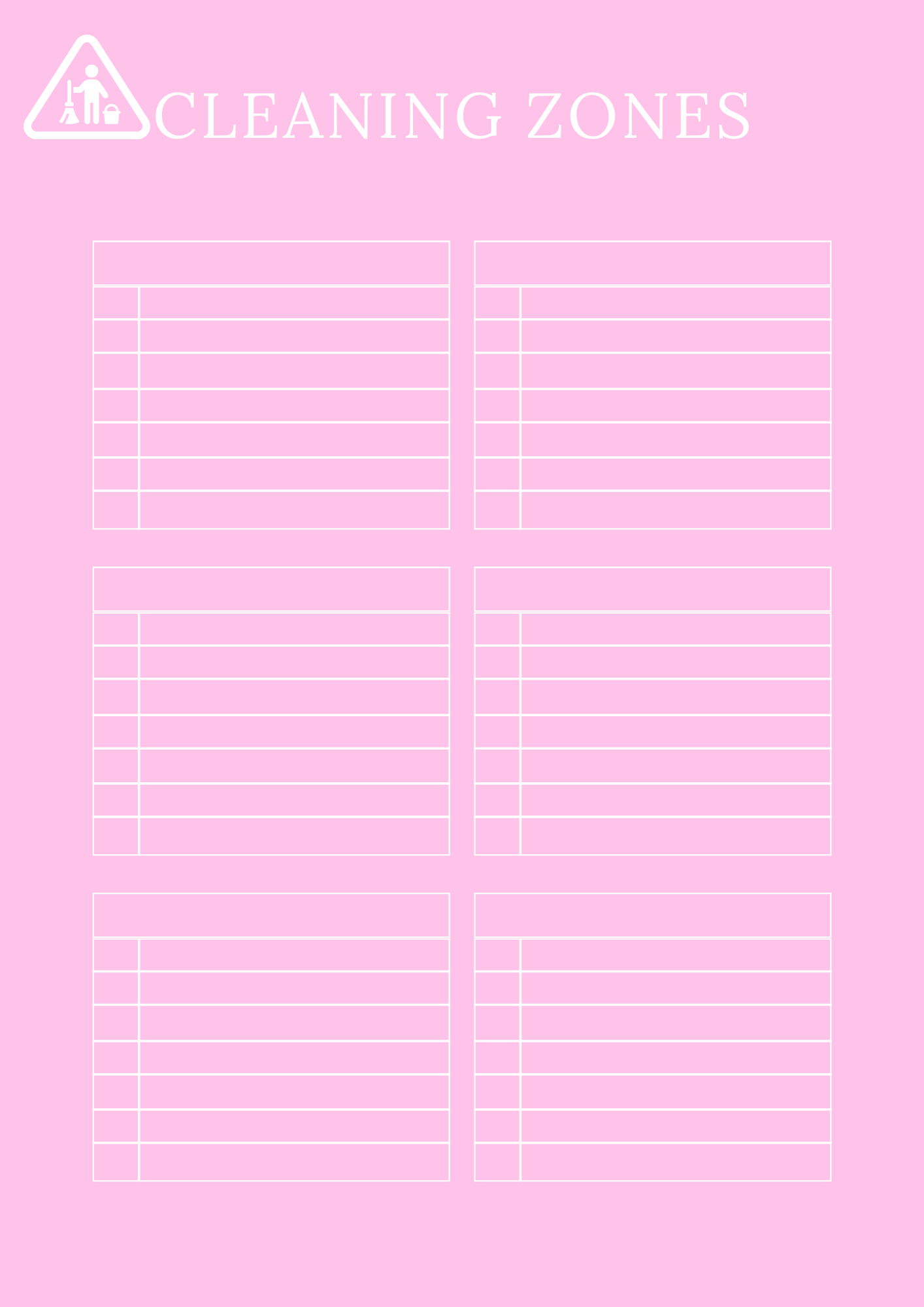 Household Management Planner - GlamDigitalBossCo