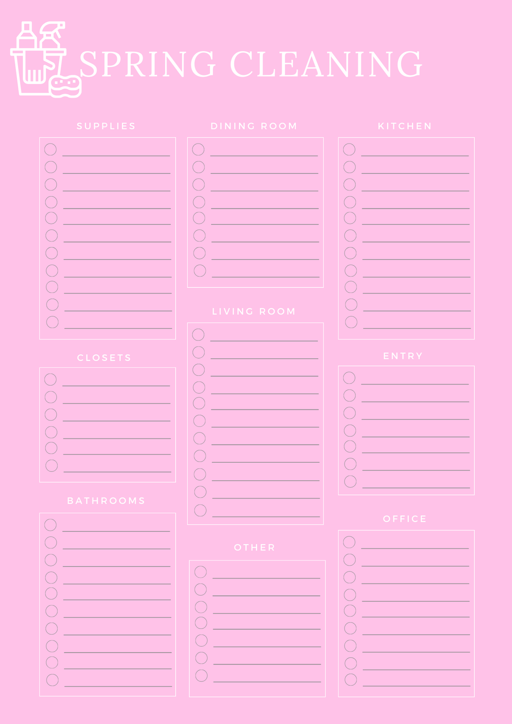 Household Management Planner - GlamDigitalBossCo