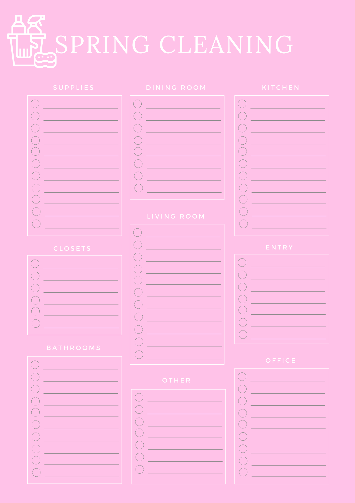 Household Management Planner - GlamDigitalBossCo