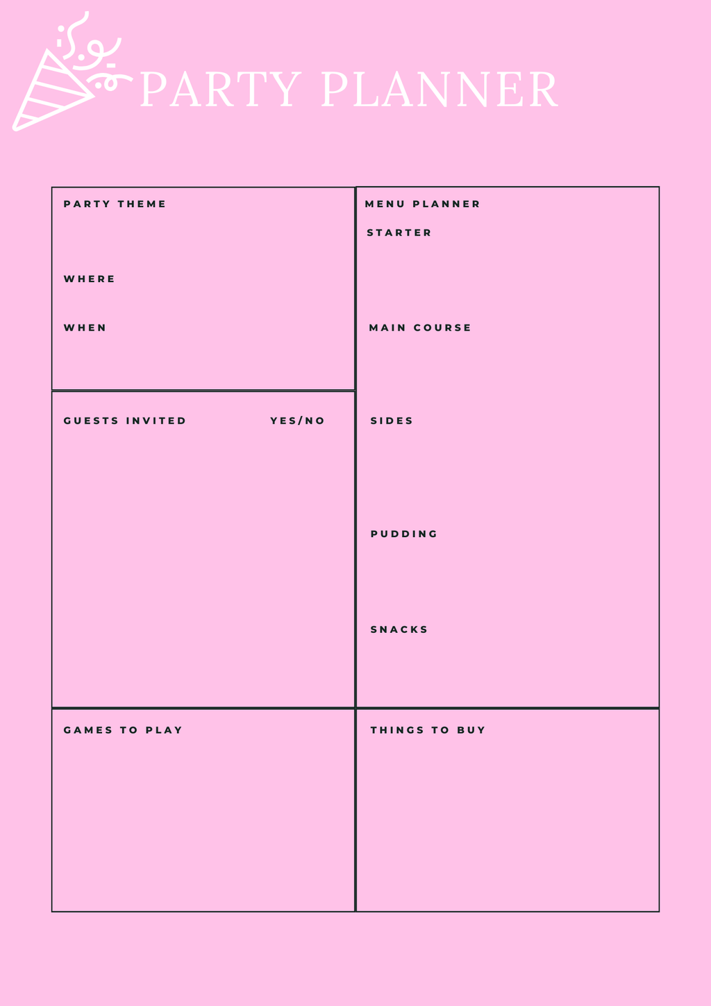 Household Management Planner - GlamDigitalBossCo