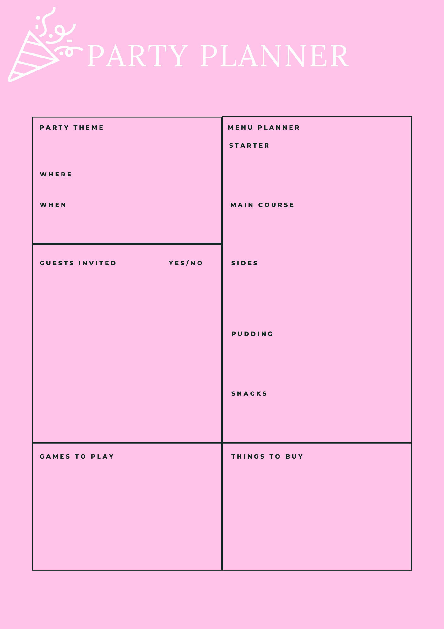 Household Management Planner - GlamDigitalBossCo