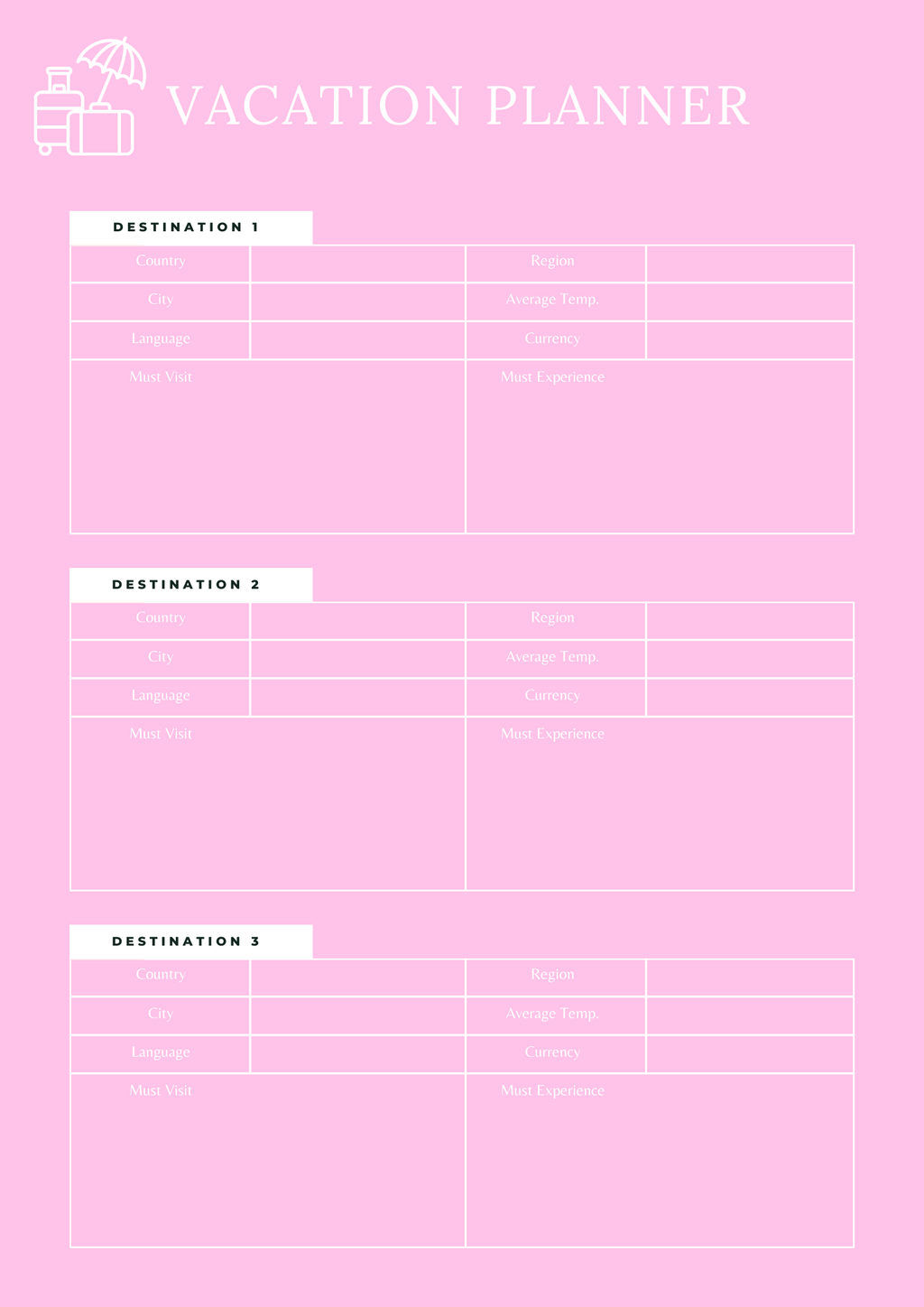 Household Management Planner - GlamDigitalBossCo