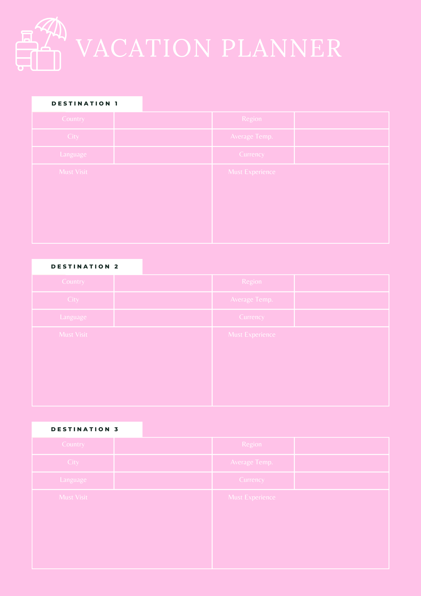 Household Management Planner - GlamDigitalBossCo