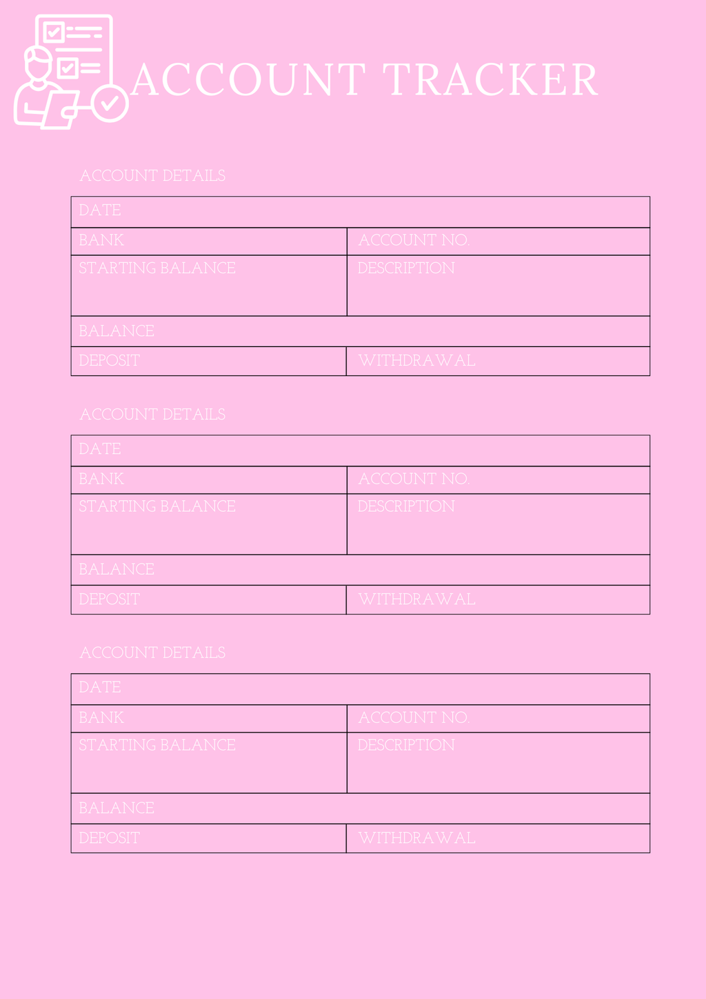 Household Management Planner - GlamDigitalBossCo