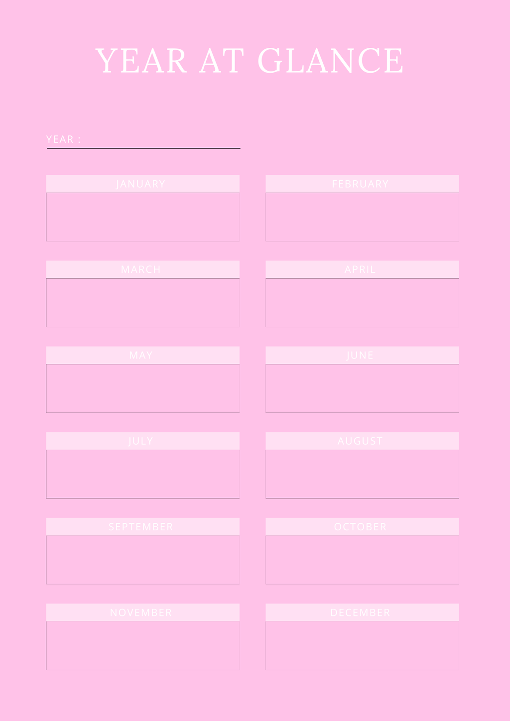 Household Management Planner - GlamDigitalBossCo