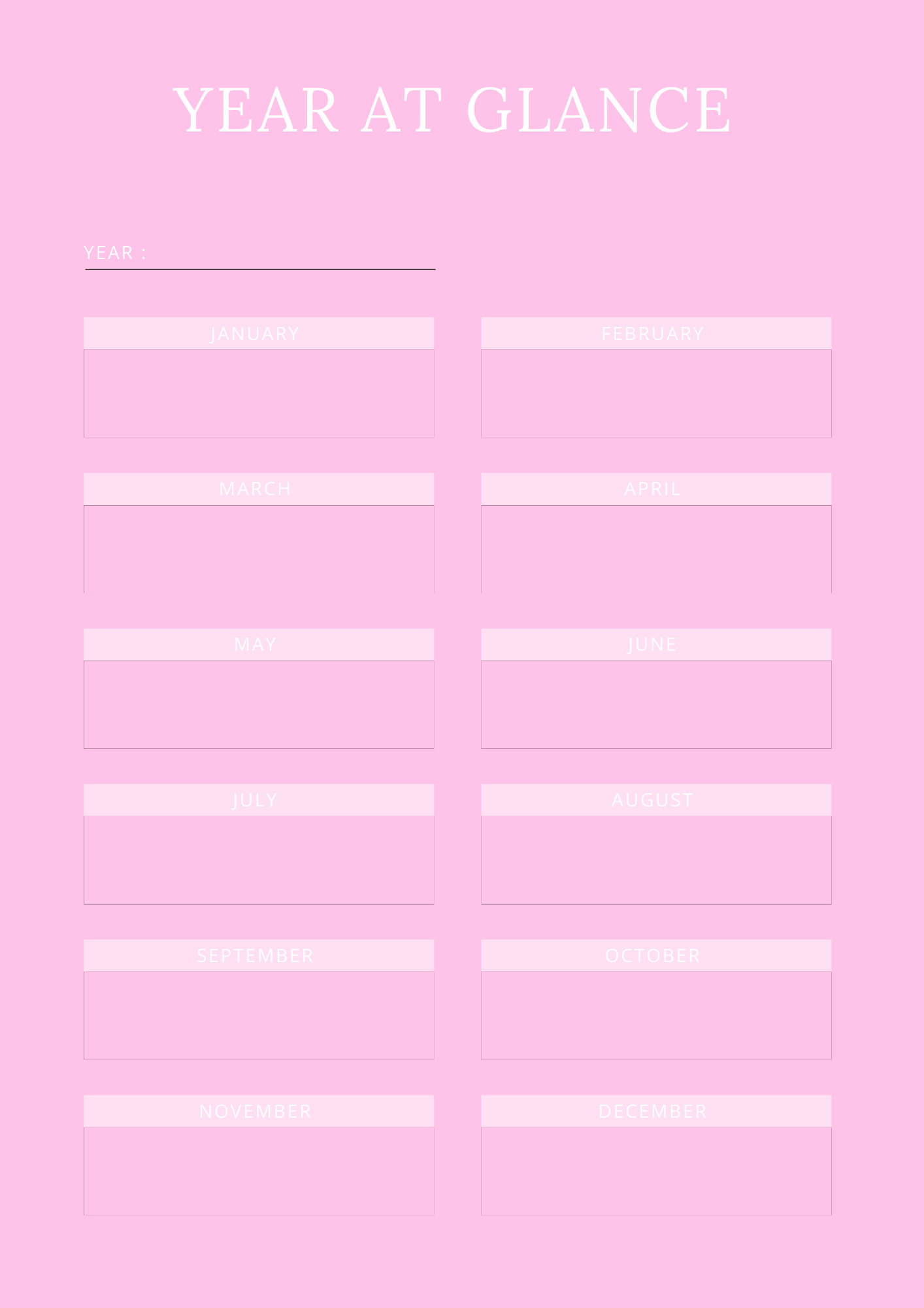 Household Management Planner - GlamDigitalBossCo