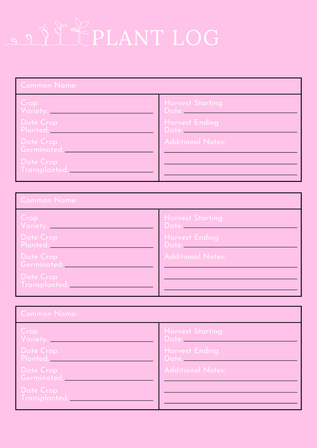 Household Management Planner - GlamDigitalBossCo
