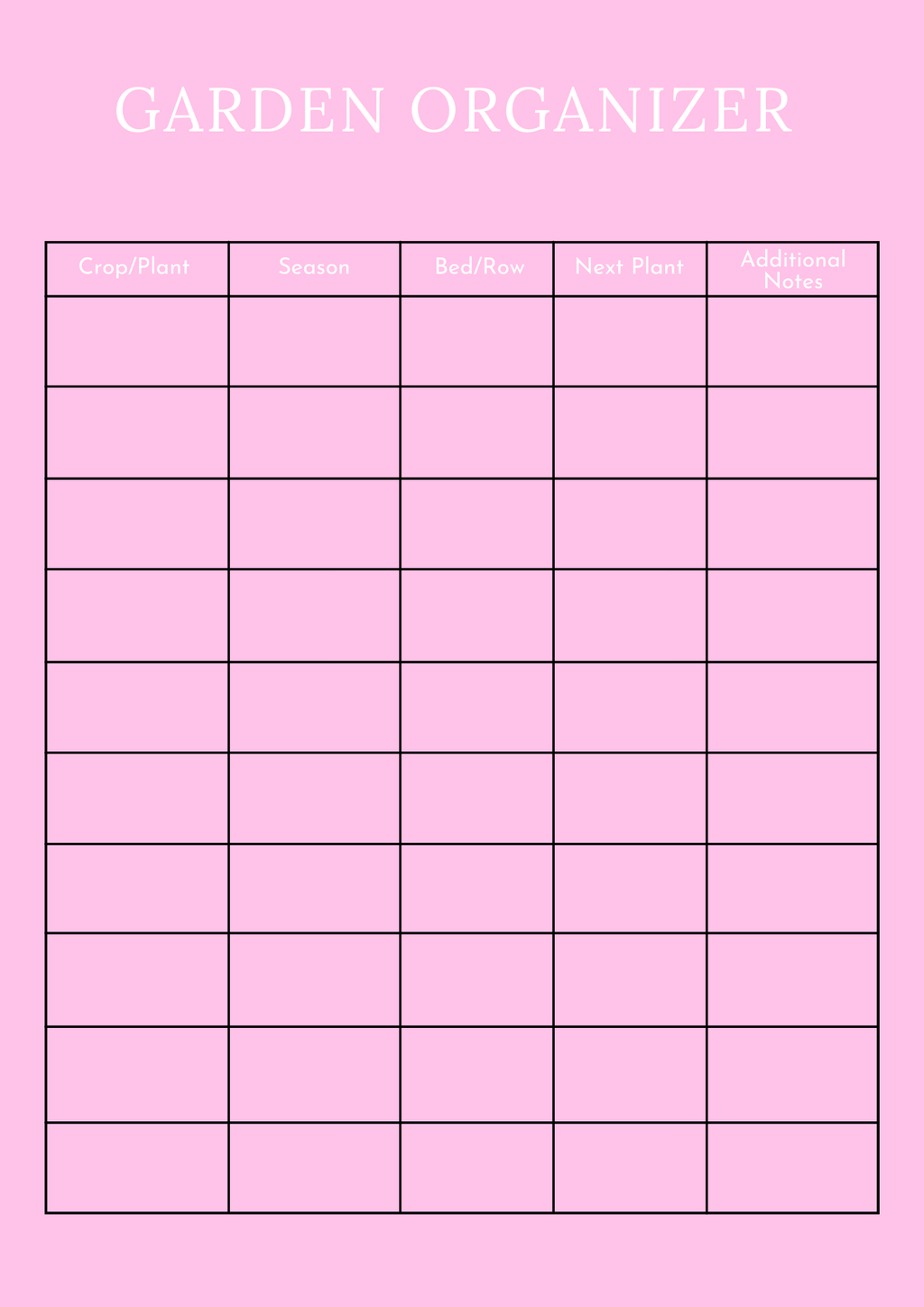 Household Management Planner - GlamDigitalBossCo