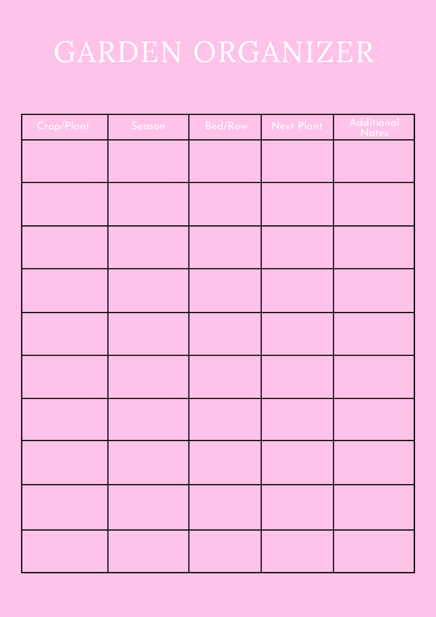 Household Management Planner - GlamDigitalBossCo