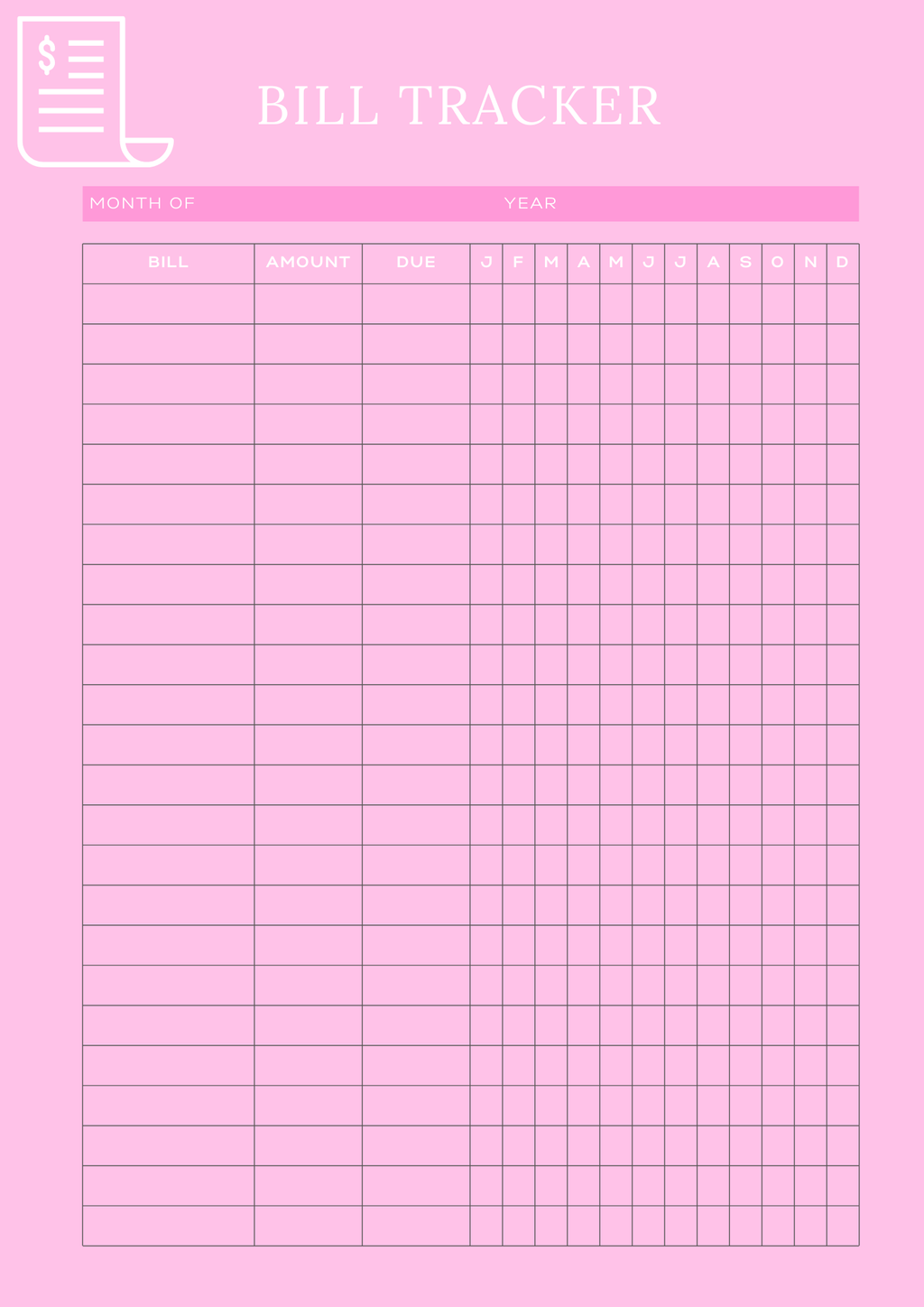 Household Management Planner - GlamDigitalBossCo