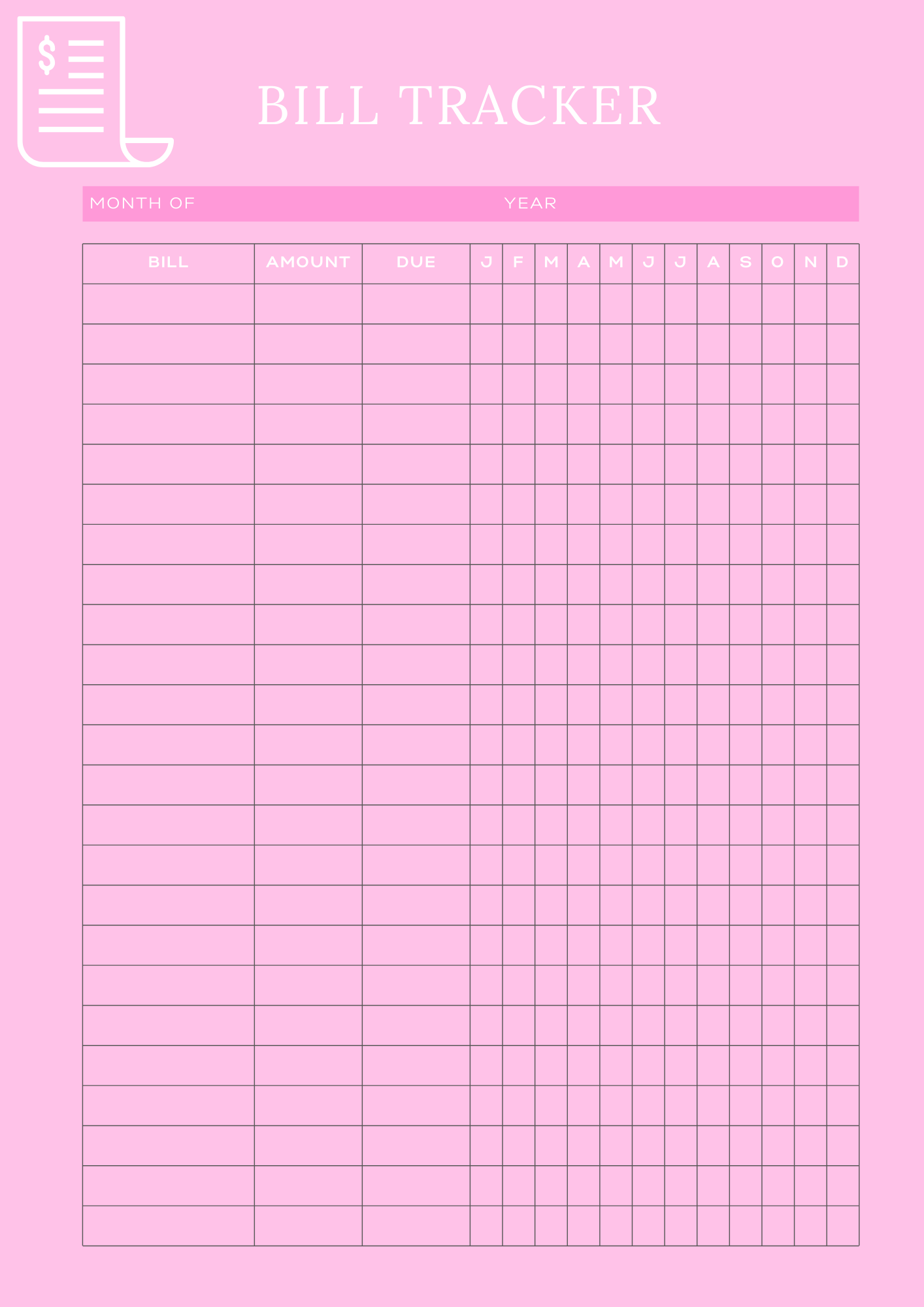 Household Management Planner - GlamDigitalBossCo
