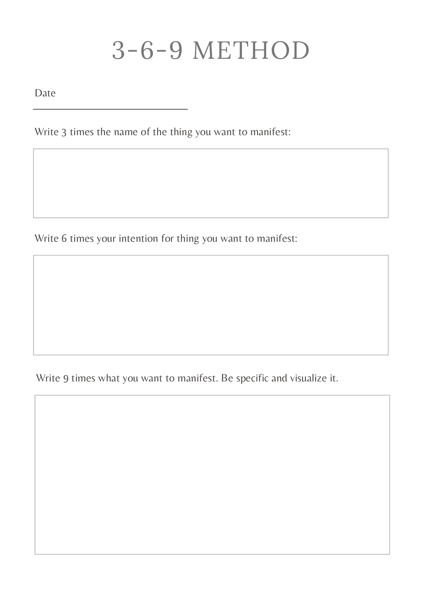 Manifestation Planner - GlamDigitalBossCo