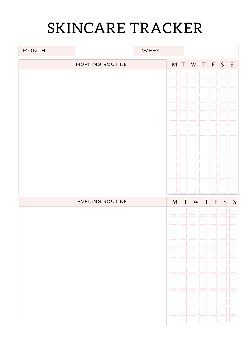 All In One Self Care Planner - GlamDigitalBossCo