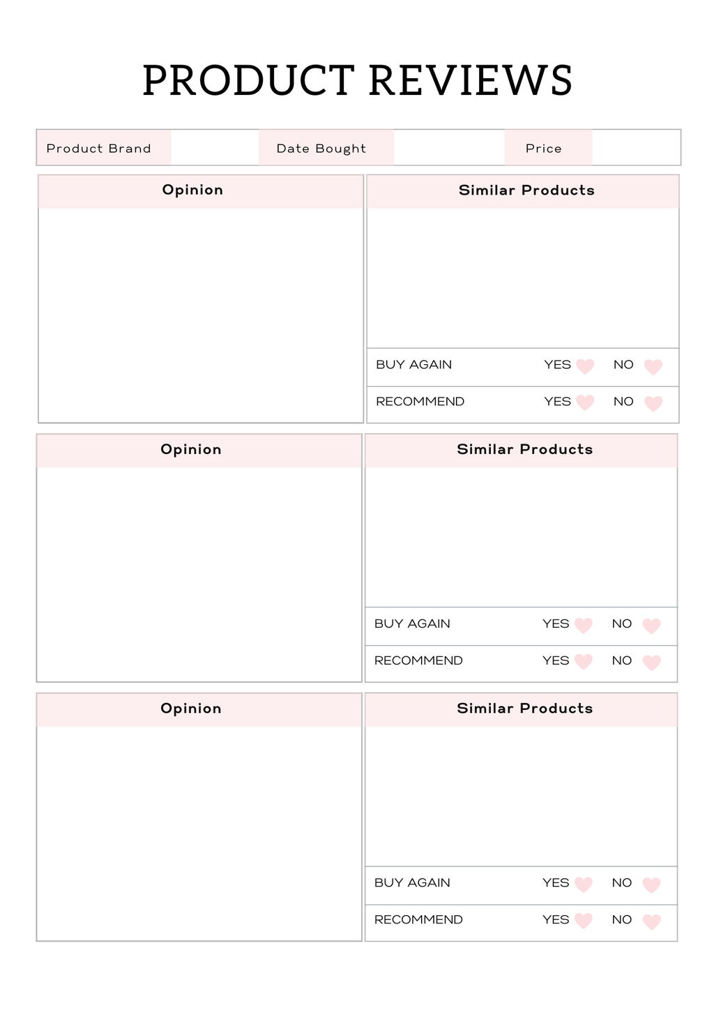 All In One Self Care Planner - GlamDigitalBossCo