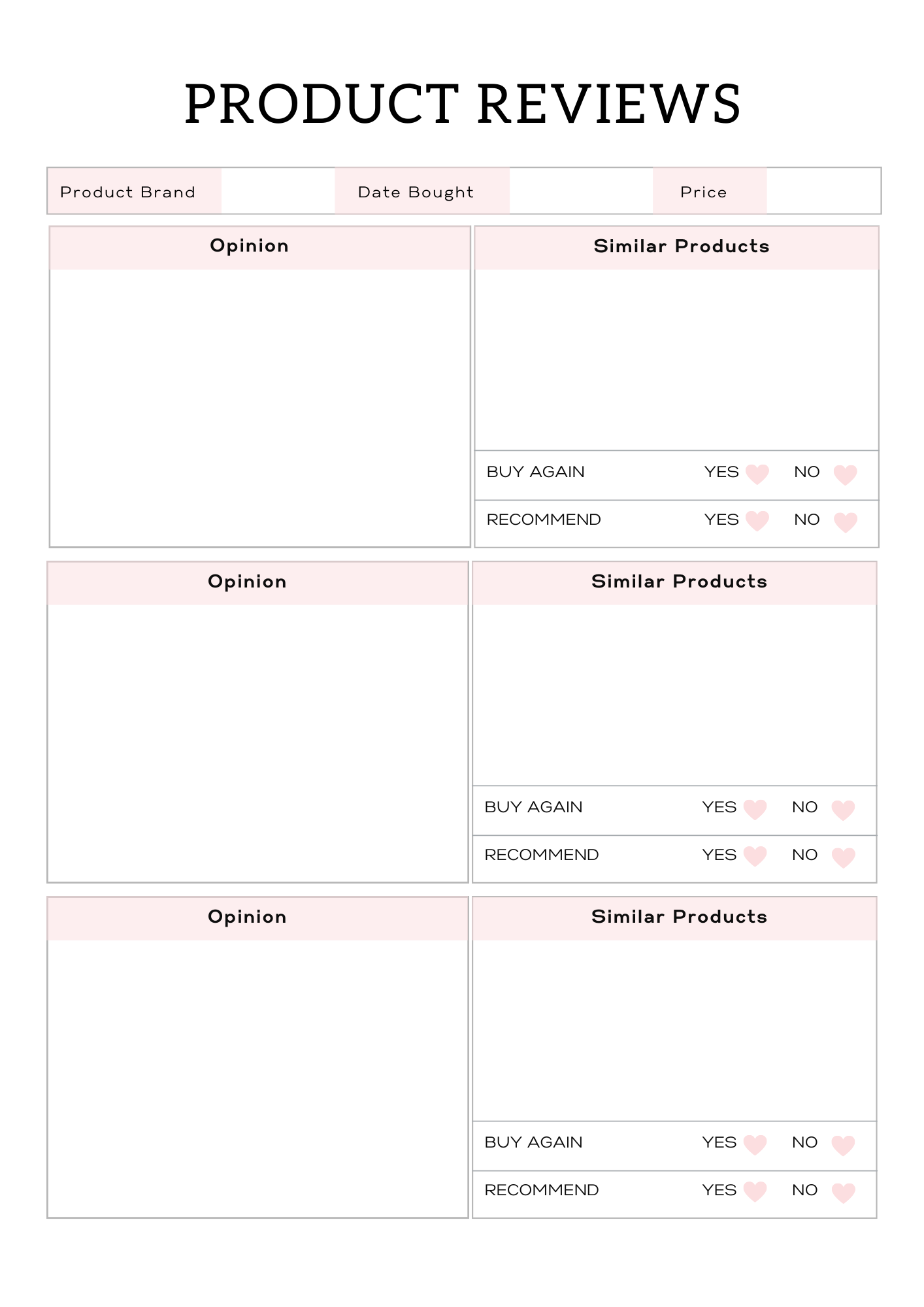 All In One Self Care Planner - GlamDigitalBossCo