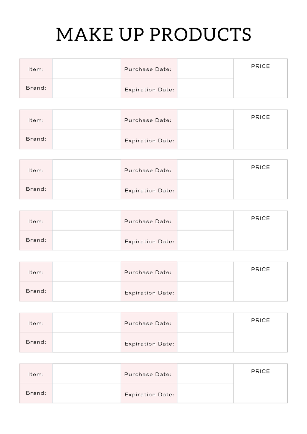 All In One Self Care Planner - GlamDigitalBossCo