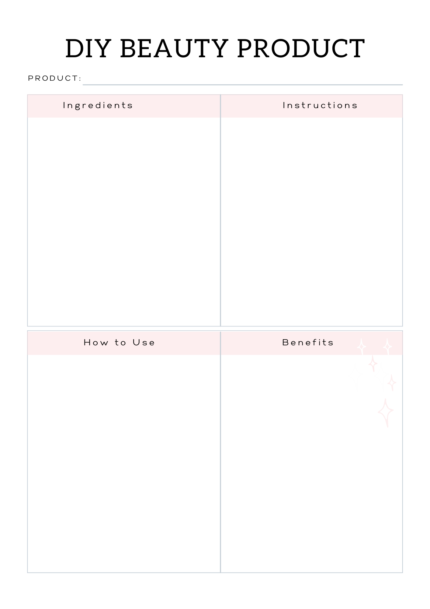All In One Self Care Planner - GlamDigitalBossCo
