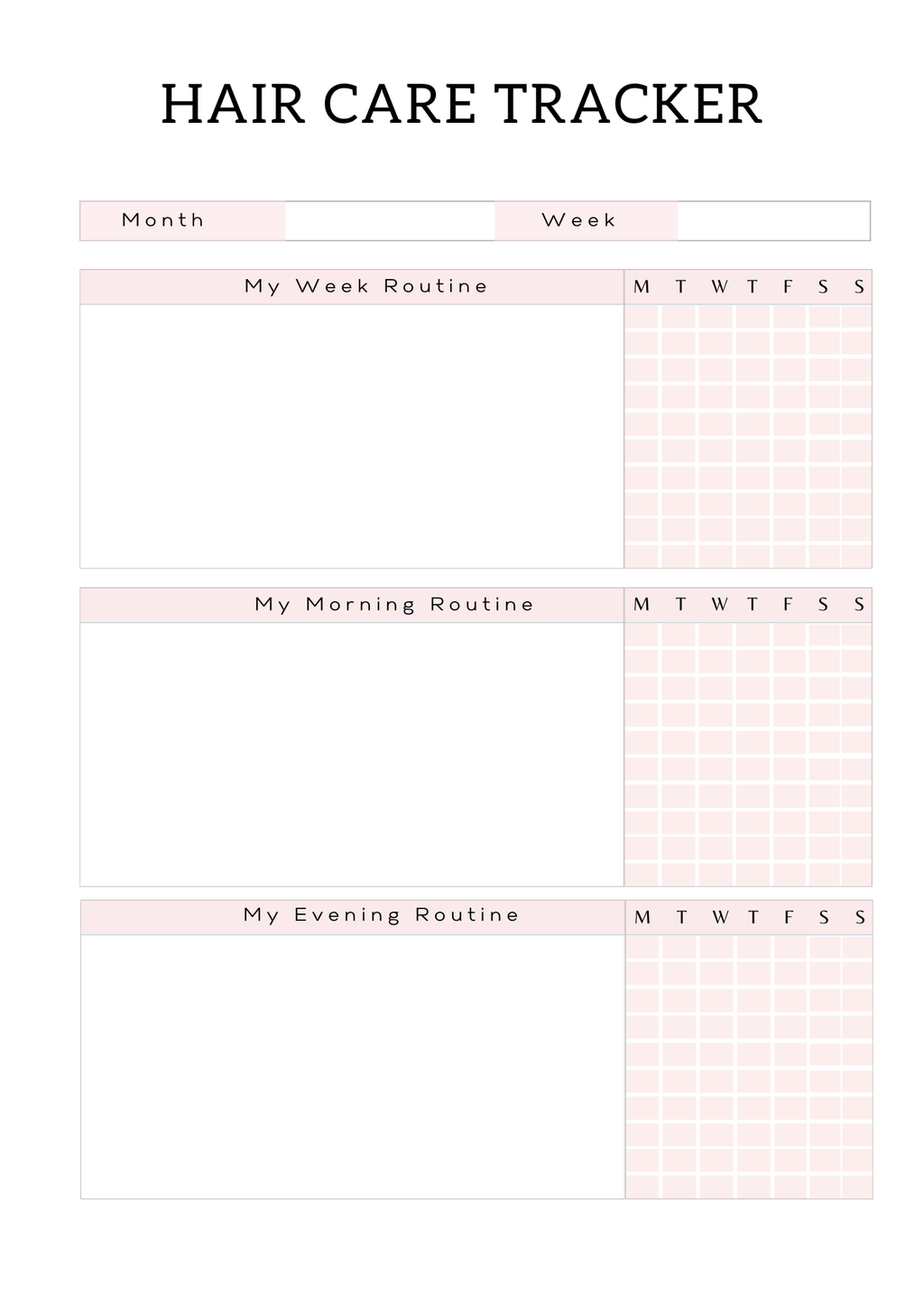 All In One Self Care Planner - GlamDigitalBossCo