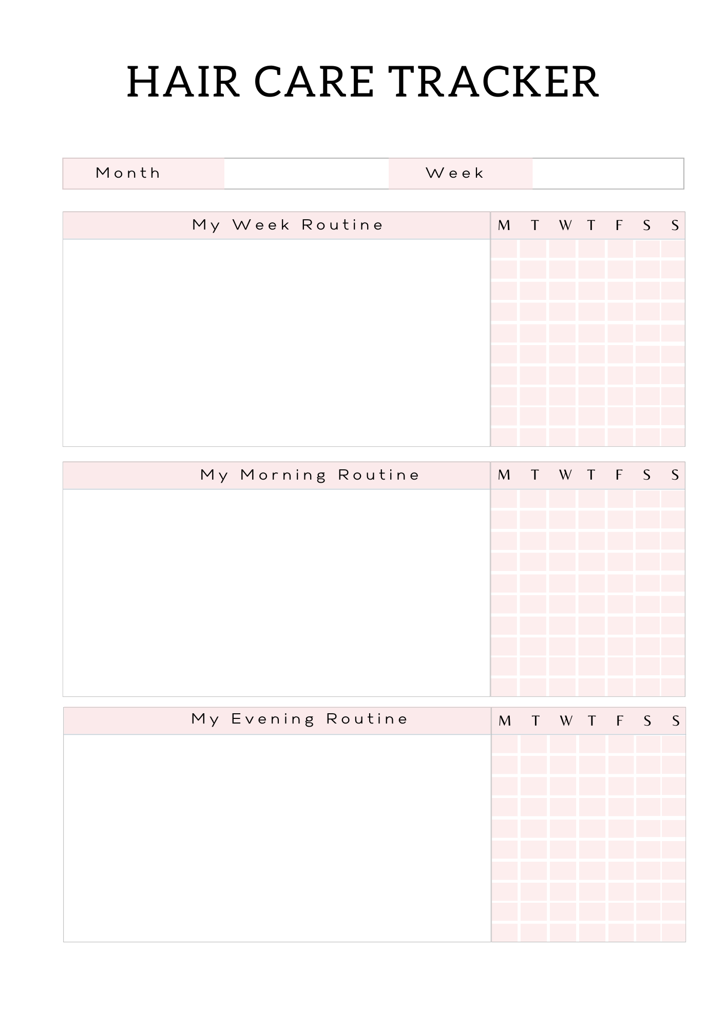 All In One Self Care Planner - GlamDigitalBossCo