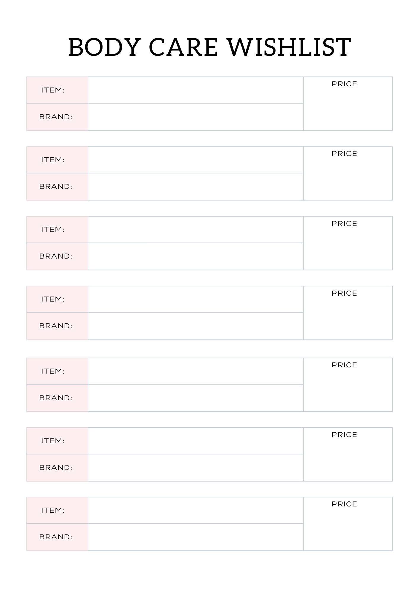 All In One Self Care Planner - GlamDigitalBossCo