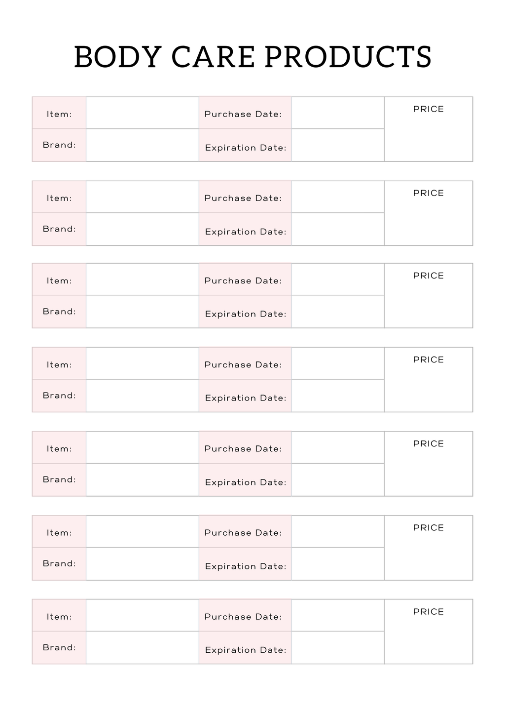 All In One Self Care Planner - GlamDigitalBossCo