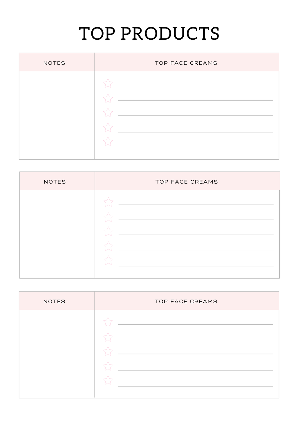 All In One Self Care Planner - GlamDigitalBossCo