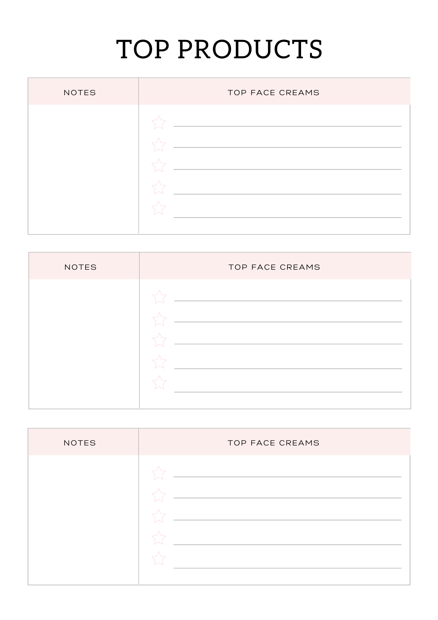 All In One Self Care Planner - GlamDigitalBossCo