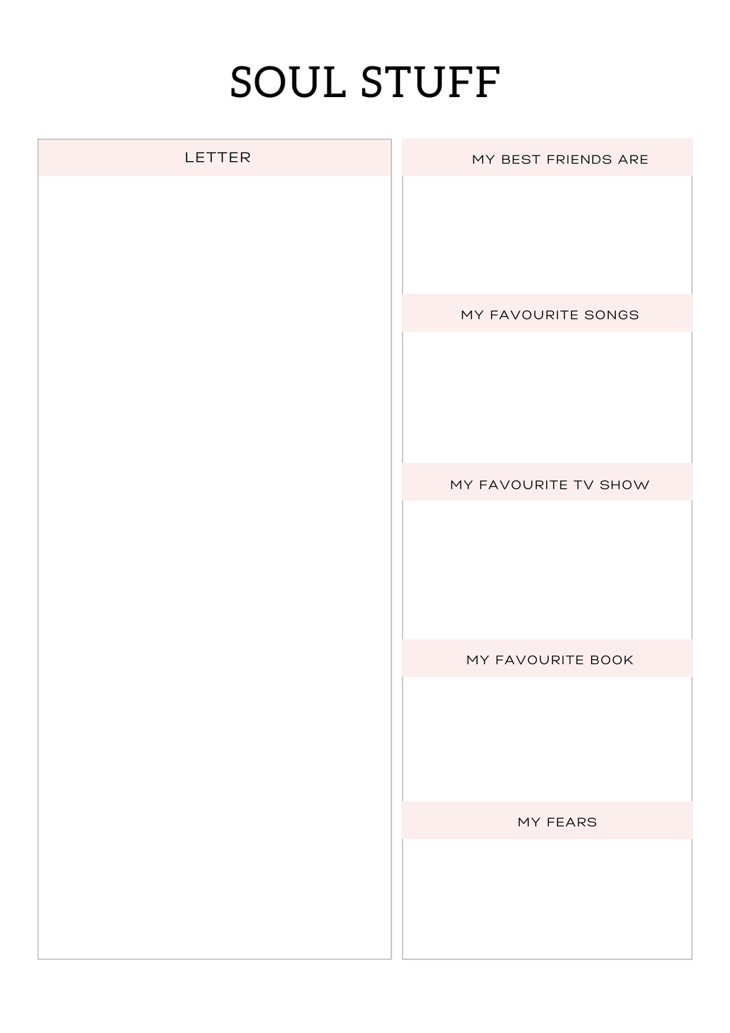 All In One Self Care Planner - GlamDigitalBossCo