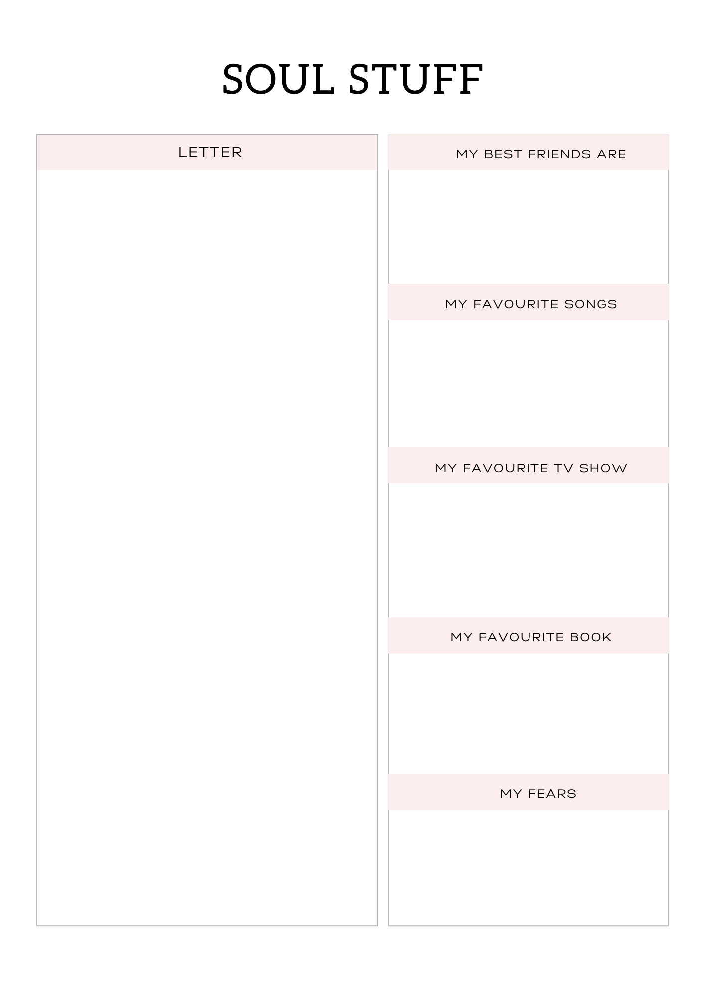 All In One Self Care Planner - GlamDigitalBossCo