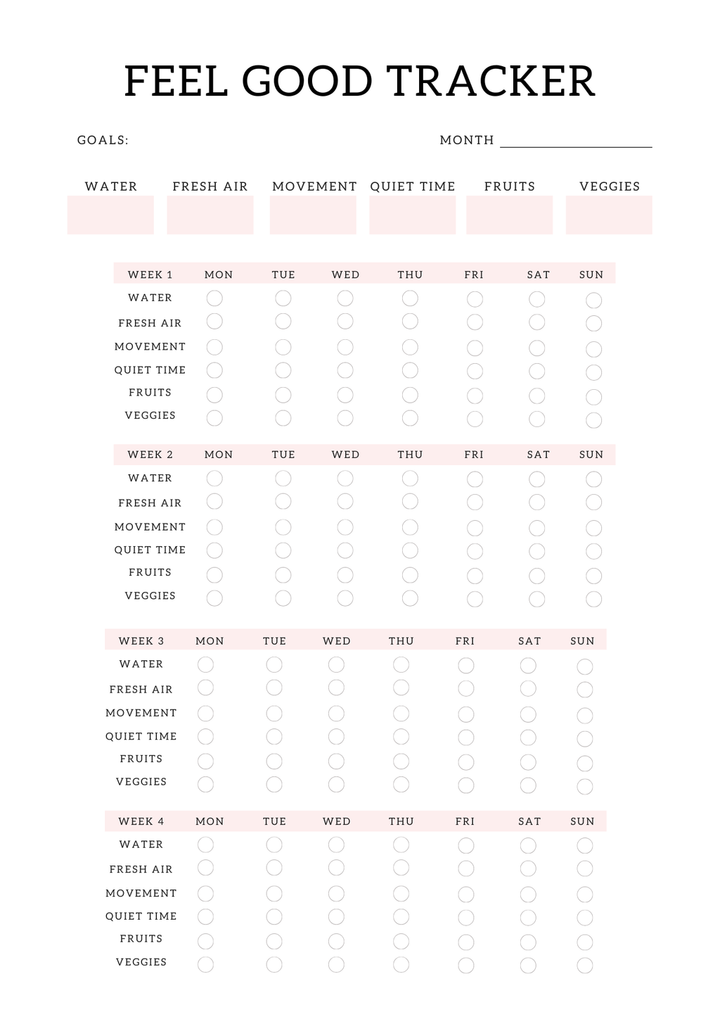 All In One Self Care Planner - GlamDigitalBossCo