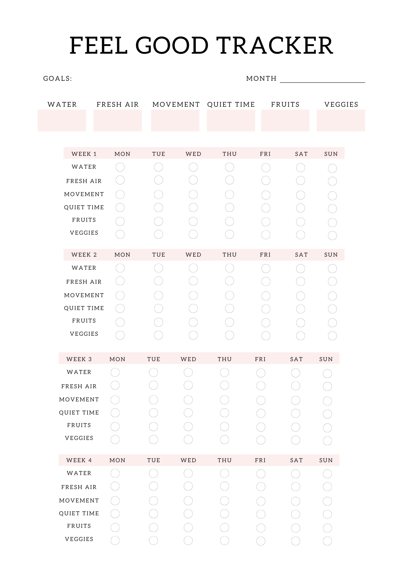 All In One Self Care Planner - GlamDigitalBossCo