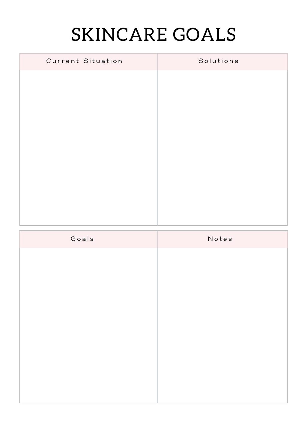 All In One Self Care Planner - GlamDigitalBossCo