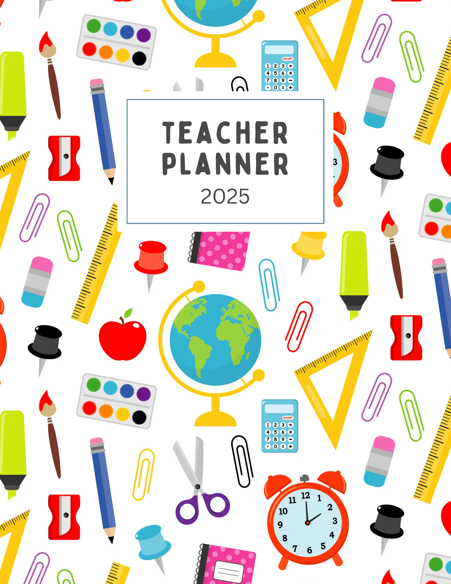 Teacher Planner 2025 - GlamDigitalBossCo
