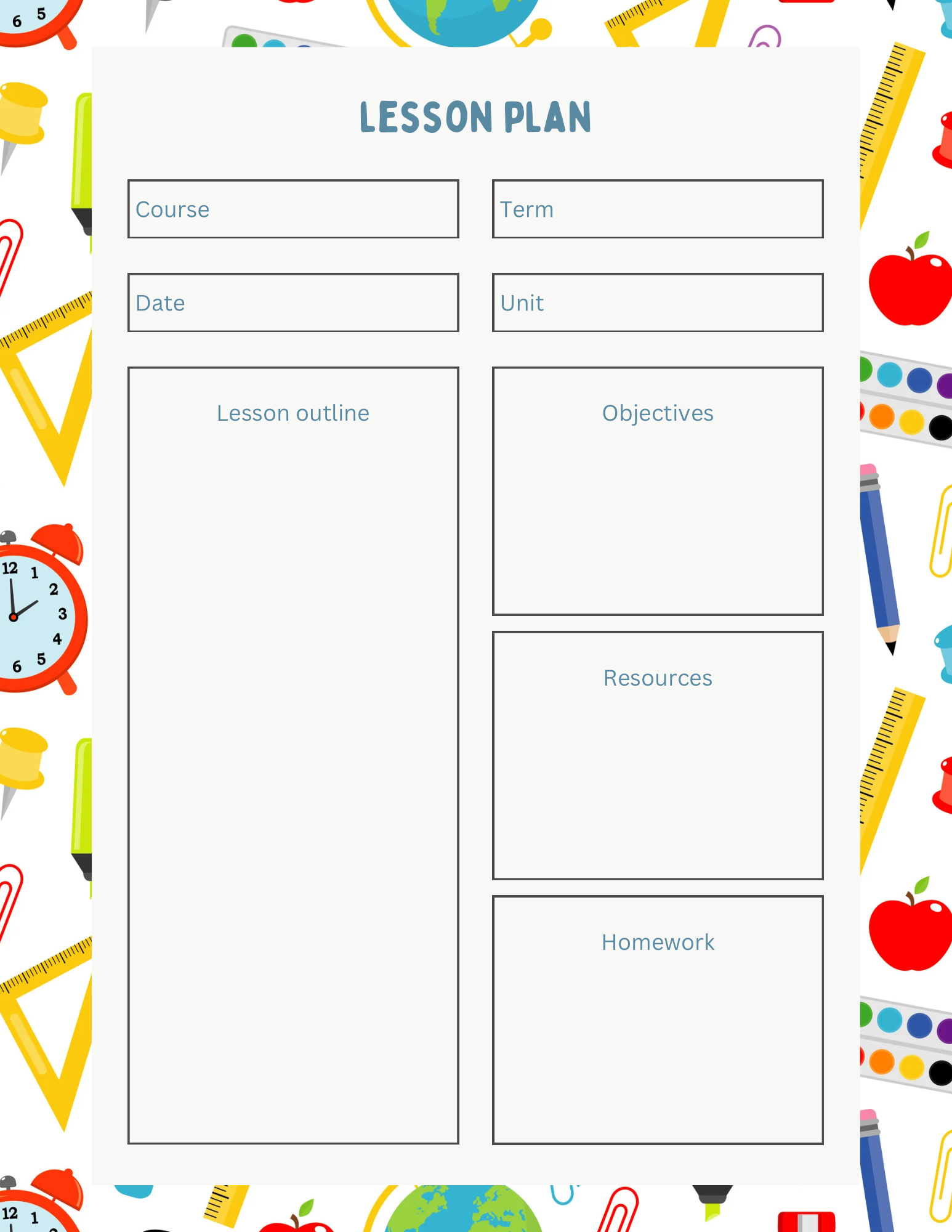 Teacher Planner 2025 - GlamDigitalBossCo